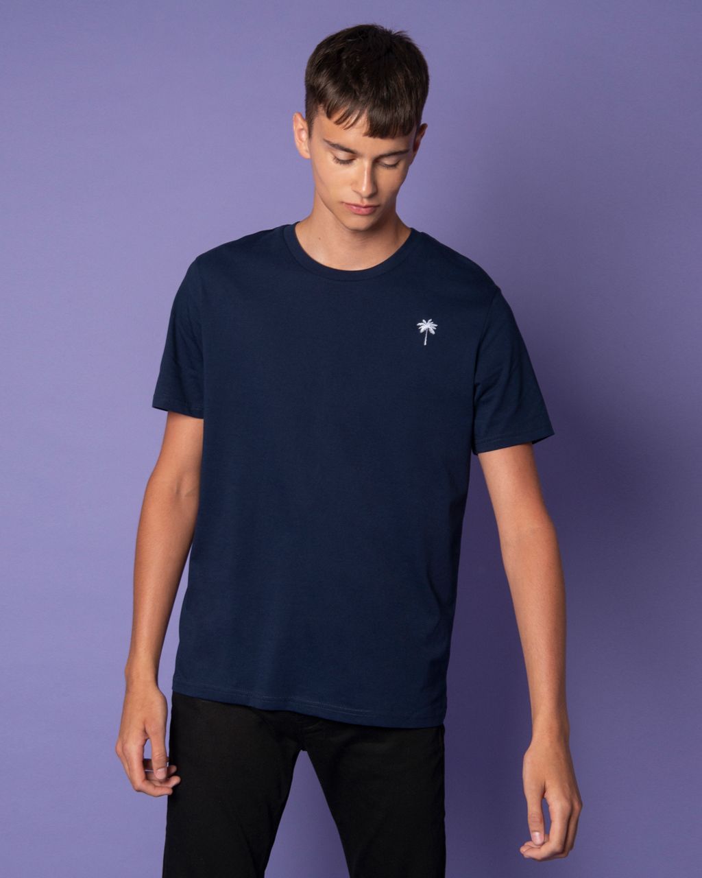 navy tee shirt